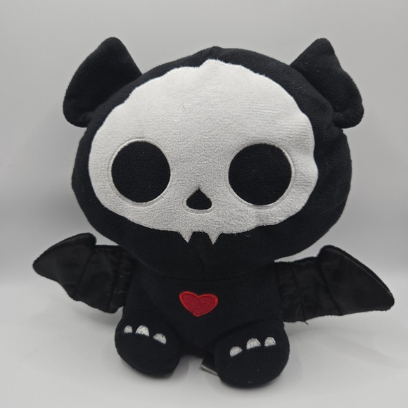 Skelanimals Deluxe Diego the Bat 8" Plush Hasbro Halloween Spooky Skeleton - Picture 1 of 3
